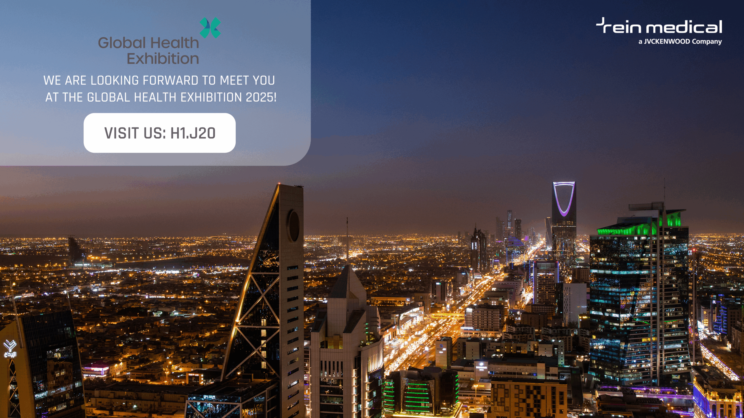 Global Health Saudi 2025_Vorankündigung Rein Medical at the Global Health Exhibition in Riyadh